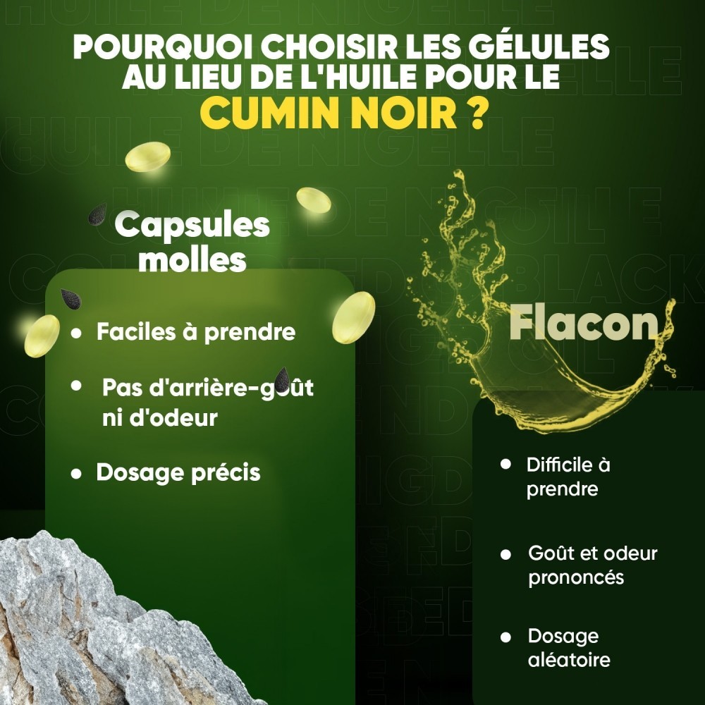 Huile de nigelle pressée à froid