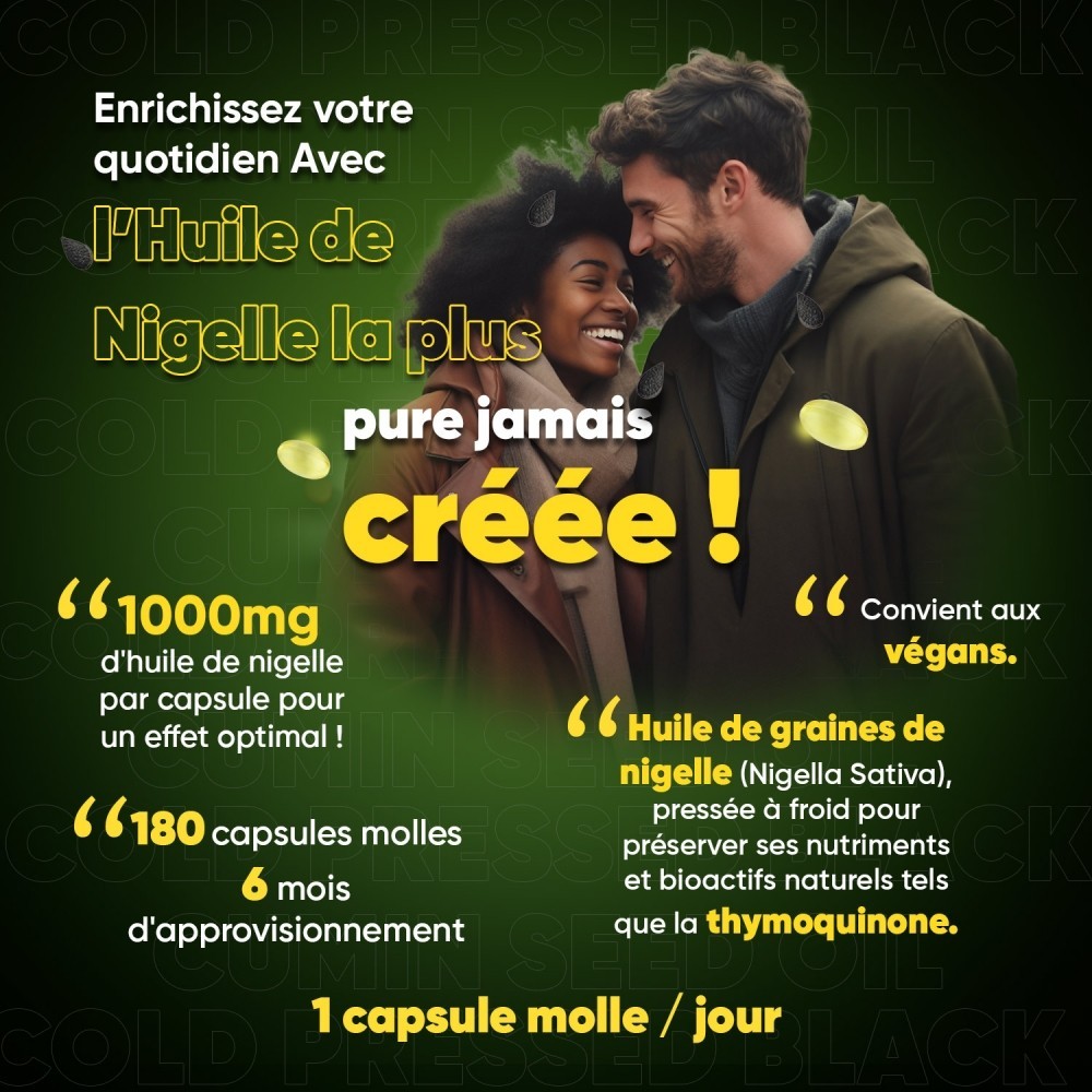 Huile de nigelle pressée à froid