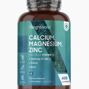 Calcium Magnésium Zinc + D3 & K2