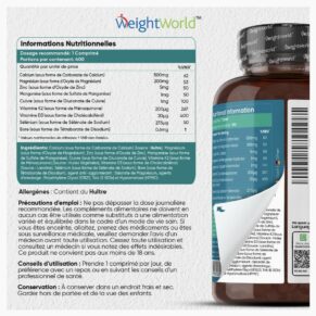 Calcium Magnésium Zinc + D3 & K2